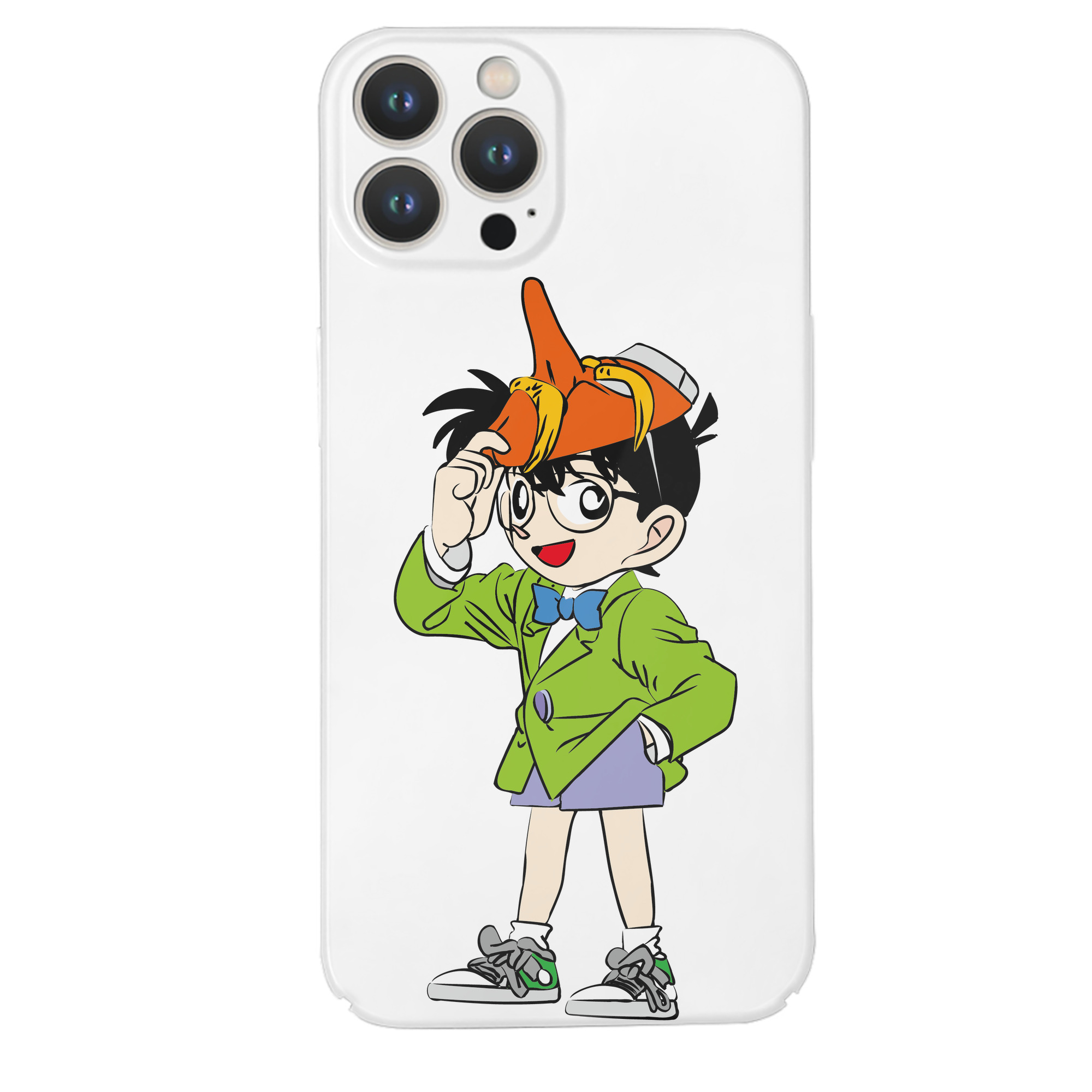 （画像用） 名探偵コナン 江戸川 コナン Detective Conan Conan Edogawa 【iPhone 14シリーズ対応】ハードケース